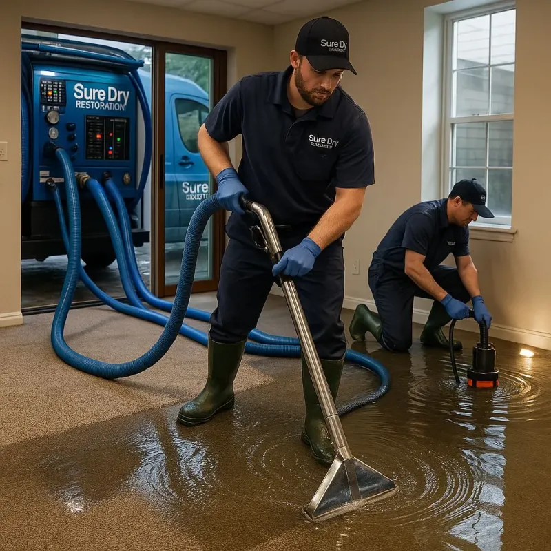 Water Extraction and Removal process in Archdale, NC